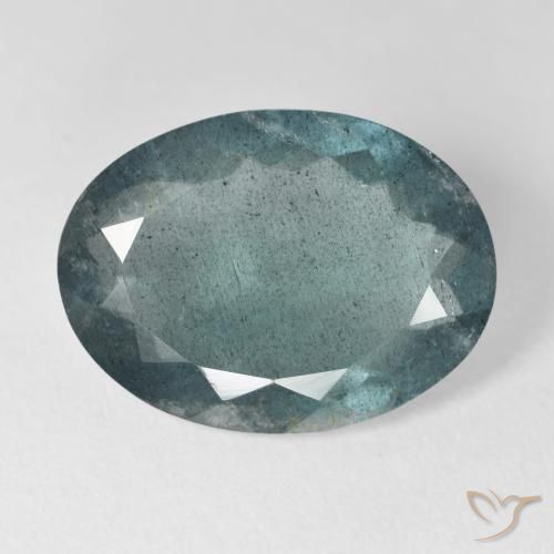 12,27 ctw natürlicher blauer Aquamarin, Oval Schliff, VS-SI