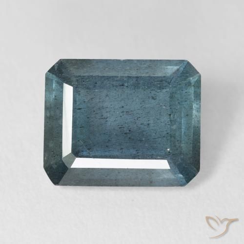 5,38 ctw natürlicher blauer Aquamarin, Smaragdschliff, VS-SI