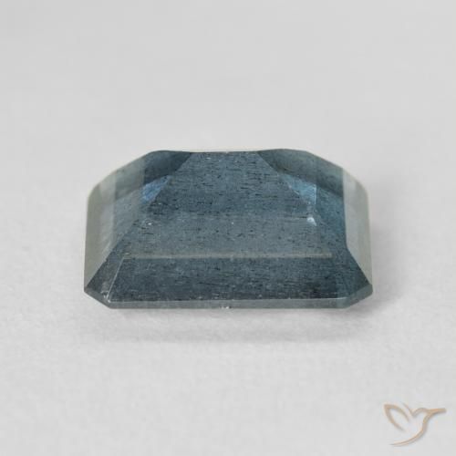 5,38 ctw natürlicher blauer Aquamarin, Smaragdschliff, VS-SI