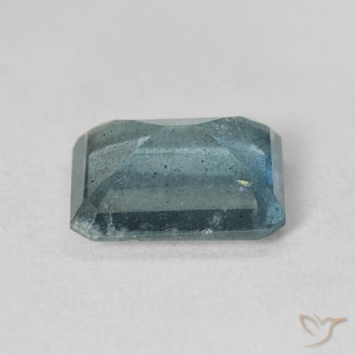 4,63 ctw natürlicher blauer Aquamarin, Smaragdschliff, VS-SI