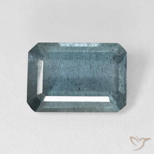 4,25 ctw natürlicher blauer Aquamarin, Smaragdschliff, VS-SI