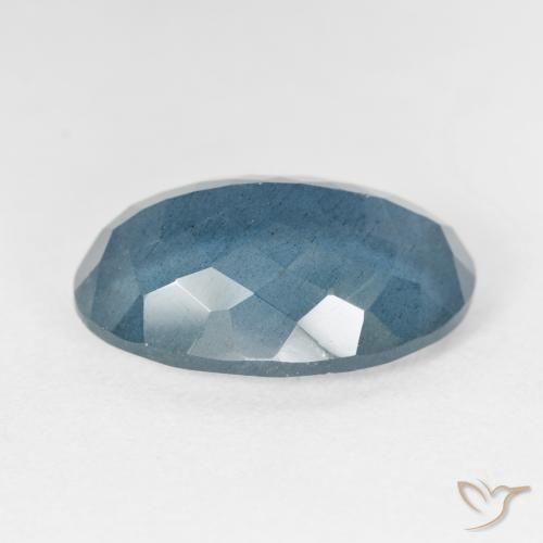 9,17 ctw natürlicher Tiefes Marineblau Aquamarin, Oval, VS-SI