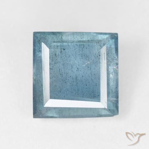 4.70ct Natürlicher hellblau Aquamarin, Quadrat, VS-SI