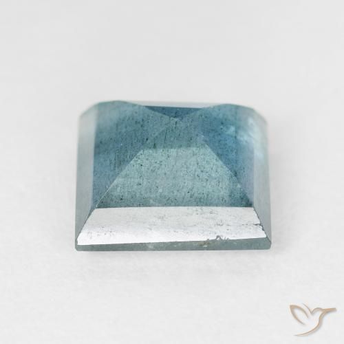 9,17 ctw natürlicher hellblau Aquamarin, Quadrat, VS-SI