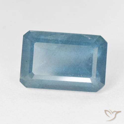 9,17 ctw natürlicher Intensives Silber Aqua-Blau Aquamarin, Oktagonschliff, VS-SI