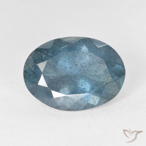 5.08ct Blauer Aquamarin, Oval, VS-SI
