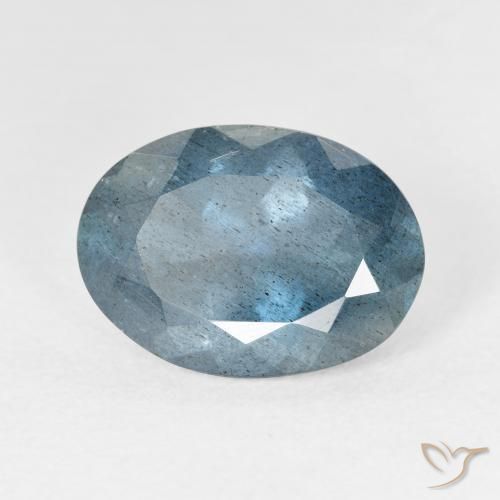 5,08 ctw natürlicher blauer Aquamarin, Oval Schliff, VS-SI