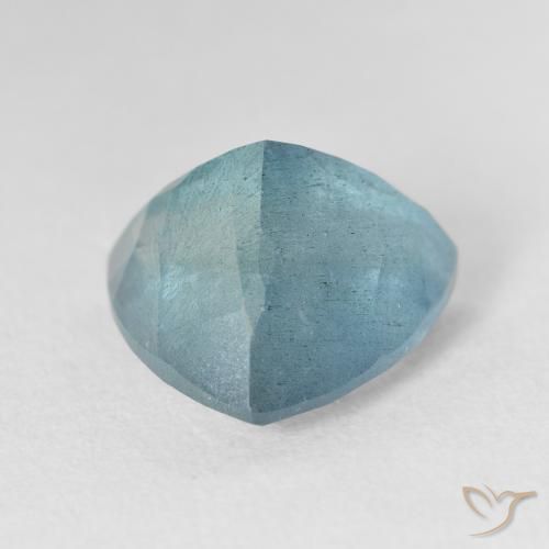 9,17 ctw natürlicher Hellgrünliches Blau Aquamarin, Trillion, VS-SI