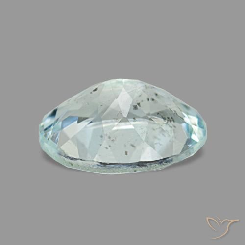 1,15 ctw natürlicher blauer Aquamarin, Oval Schliff, VS