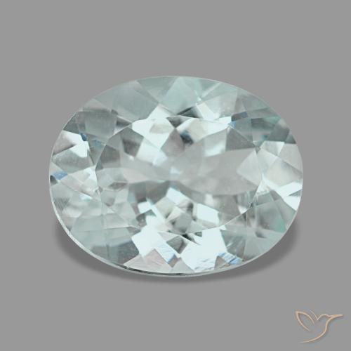 2,23 ctw natürlicher türkiser Aquamarin, Oval Schliff, VVS