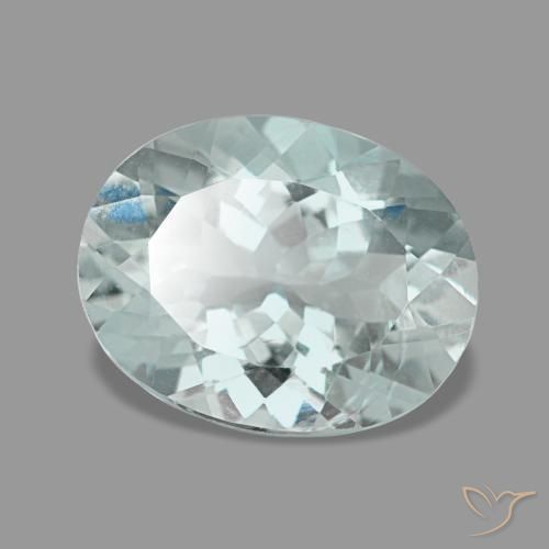 2,23 ctw natürlicher türkiser Aquamarin, Oval Schliff, VVS