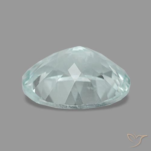 2,23 ctw natürlicher türkiser Aquamarin, Oval Schliff, VVS