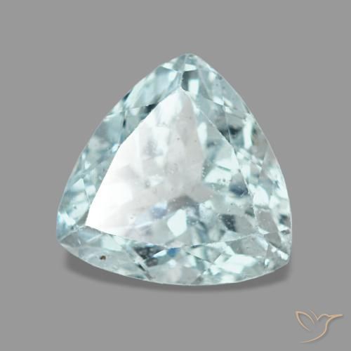 1,15 ctw natürlicher blauer Aquamarin, Trillion, VS