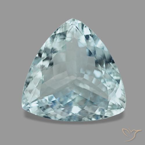 2.17ct Blauer Aquamarin, Trillion, VVS