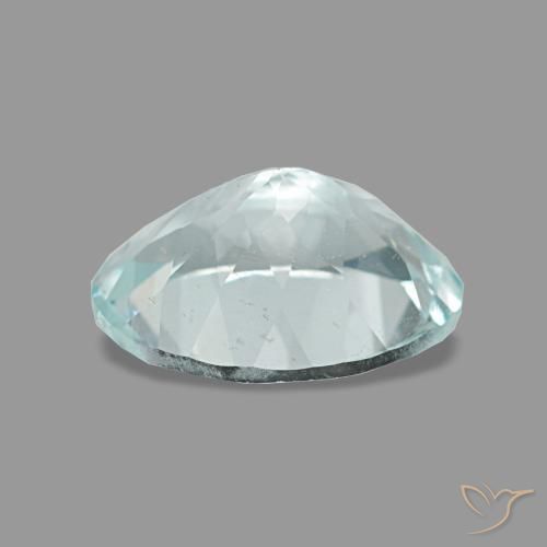 1,05 ctw natürlicher blauer Aquamarin, Oval Schliff, VS
