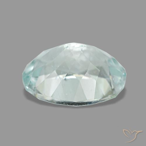 1,78 ctw natürlicher blauer Aquamarin, Oval Schliff, VS