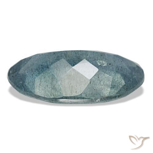 5,60 ctw natürlicher blauer Aquamarin, Oval Schliff, VS-SI