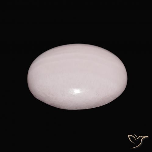 9,17 ctw natürlicher rose-rosa Aragonit, Oval, Lichtundurchlässig