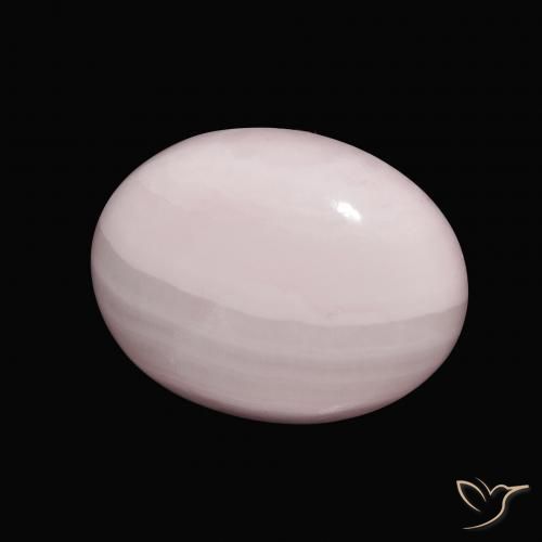 9,17 ctw natürlicher hellrosa Aragonit, Oval, Lichtundurchlässig