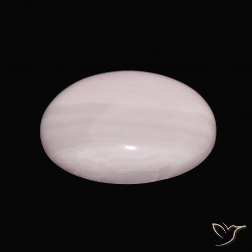 9,17 ctw natürlicher hellrosa Aragonit, Oval, Lichtundurchlässig