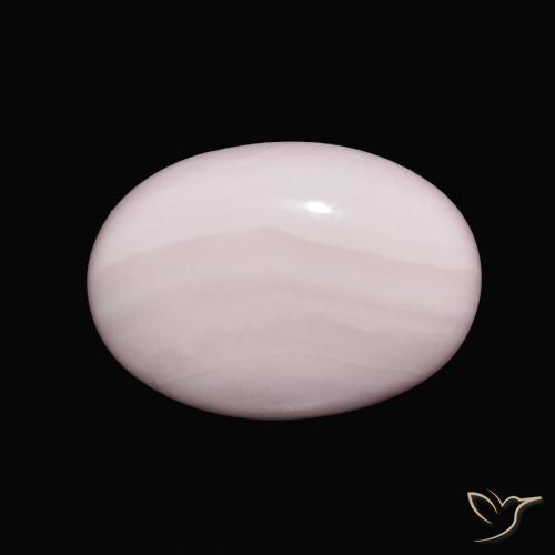 10.16ct Natürlicher hellrosa Aragonit, Oval, Lichtundurchlässig