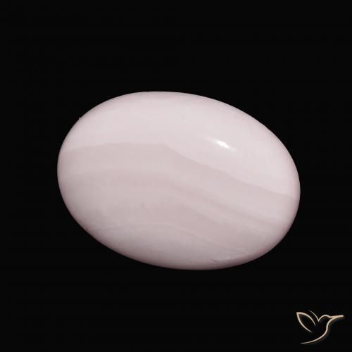 9,17 ctw natürlicher hellrosa Aragonit, Oval, Lichtundurchlässig