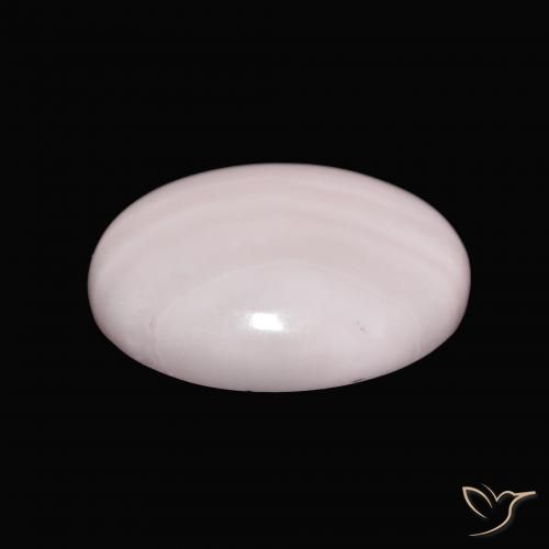 9,17 ctw natürlicher hellrosa Aragonit, Oval, Lichtundurchlässig