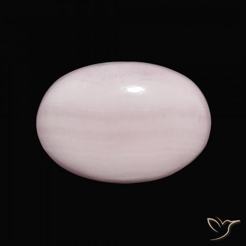 11.97ct Natürlicher hellrosa Aragonit, Oval, Lichtundurchlässig