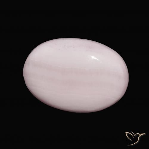9,17 ctw natürlicher hellrosa Aragonit, Oval, Lichtundurchlässig