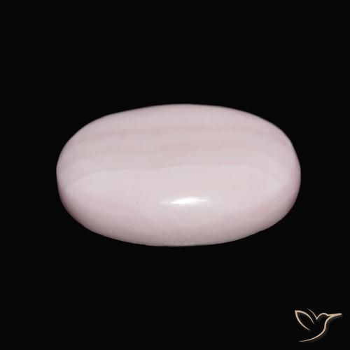 9,17 ctw natürlicher hellrosa Aragonit, Oval, Lichtundurchlässig