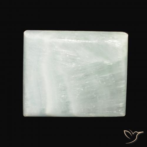 65.98ct Natürlicher hellgrün Aragonit, Baguette, Lichtundurchlässig