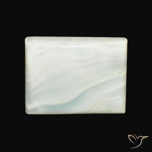 34.88ct Natürlicher Blasses Gelbgrün Aragonit, Baguette, Lichtundurchlässig