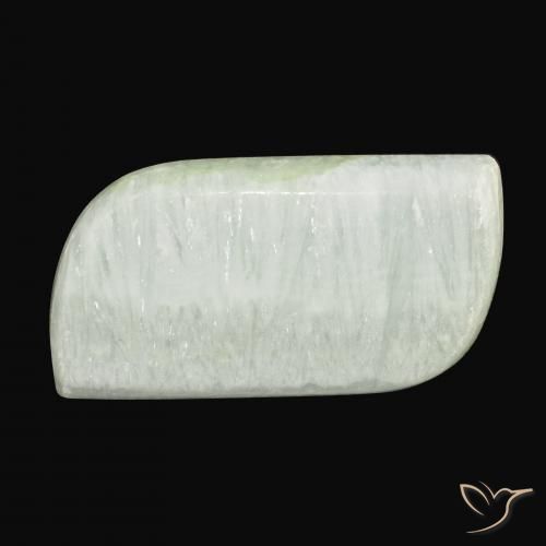 46.51ct Natürlicher Blasses Grün Aragonit, Fantasie, Lichtundurchlässig