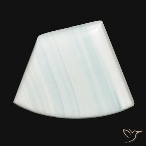 34.21ct Natürlicher grünlich-weiß Aragonit, Fantasie, Lichtundurchlässig