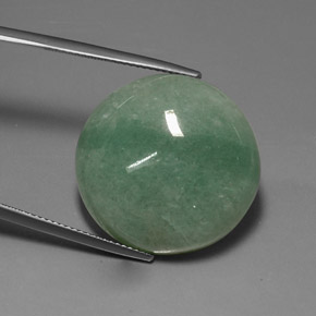 33,76 ctw natürlicher grüner Aventurin, Oval Schliff, Lichtundurchlässig