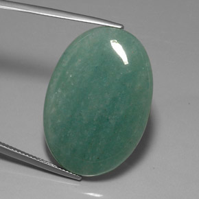 33,55 ctw natürlicher grüner Aventurin, Oval Schliff, Lichtundurchlässig