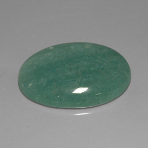 33,55 ctw natürlicher grüner Aventurin, Oval Schliff, Lichtundurchlässig