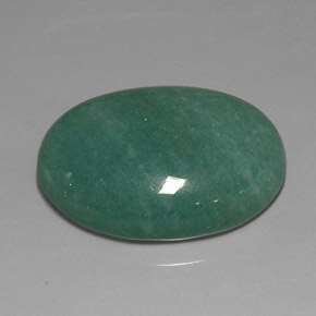 33,85 ctw natürlicher grüner Aventurin, Oval Schliff, Lichtundurchlässig