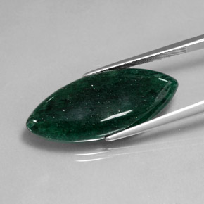 18,21 ctw natürlicher grüner Aventurin, Transparent, Transparent / Lichtdurchlässig
