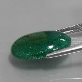9,17 ctw natürlicher grüner Aventurin, Oval Schliff, Lichtdurchlässig