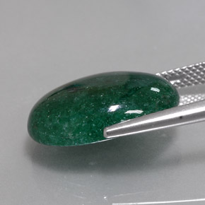 10,36 ctw natürlicher grüner Aventurin, Oval Schliff, Lichtdurchlässig