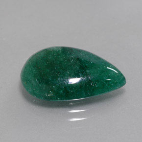 7,95 ctw natürlicher grüner Aventurin, Birnenform, Lichtdurchlässig