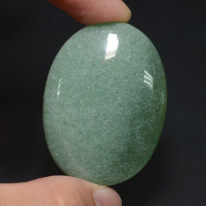 66,33 ctw natürlicher grüner Aventurin, Oval Schliff, Lichtundurchlässig