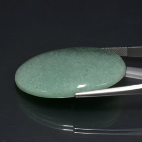 66,33 ctw natürlicher grüner Aventurin, Oval Schliff, Lichtundurchlässig
