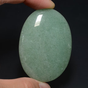 102,50 ctw natürlicher grüner Aventurin, Oval Schliff, Lichtundurchlässig
