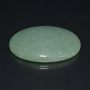 102,50 ctw natürlicher grüner Aventurin, Oval Schliff, Lichtundurchlässig