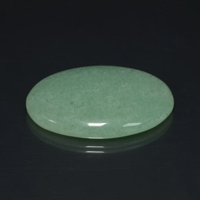 65,37 ctw natürlicher grüner Aventurin, Oval Schliff, Lichtundurchlässig