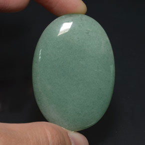 80,23 ctw natürlicher grüner Aventurin, Oval Schliff, Lichtundurchlässig