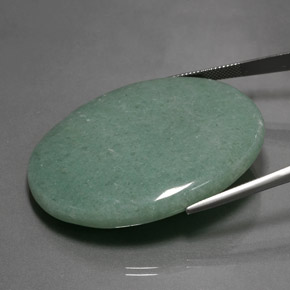 9,17 ctw natürlicher Grün Aventurin, Oval Schliff, Lichtundurchlässig
