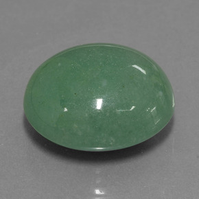 40,33 ctw natürlicher grüner Aventurin, Oval Schliff, Lichtdurchlässig